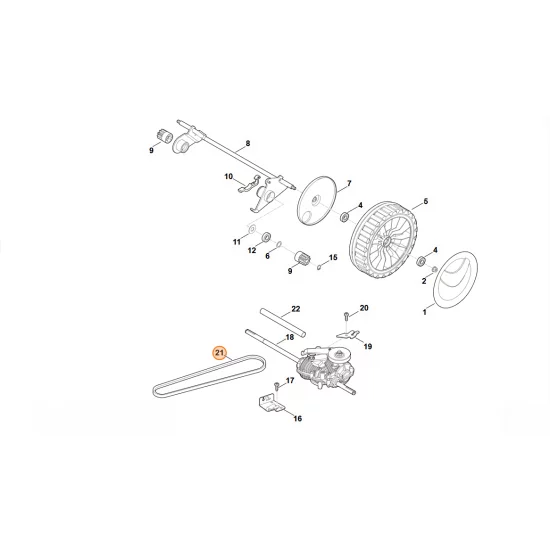 STIHL   Pasek klinowy 6375 704 2100